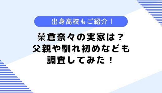 榮倉奈々の実家は金持ち？父親は警視庁？高校などについても調査！