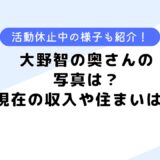 大野 智の奥さんの写真は？現在の収入や住まいを調査！