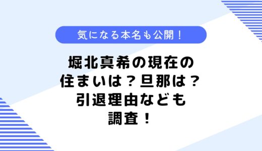 堀北真希の現在の住まいはどこ？本名や旦那さんなどについても調査してみた！